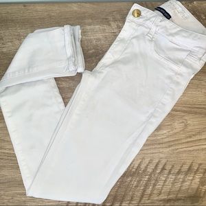 American Eagle White Jeggings